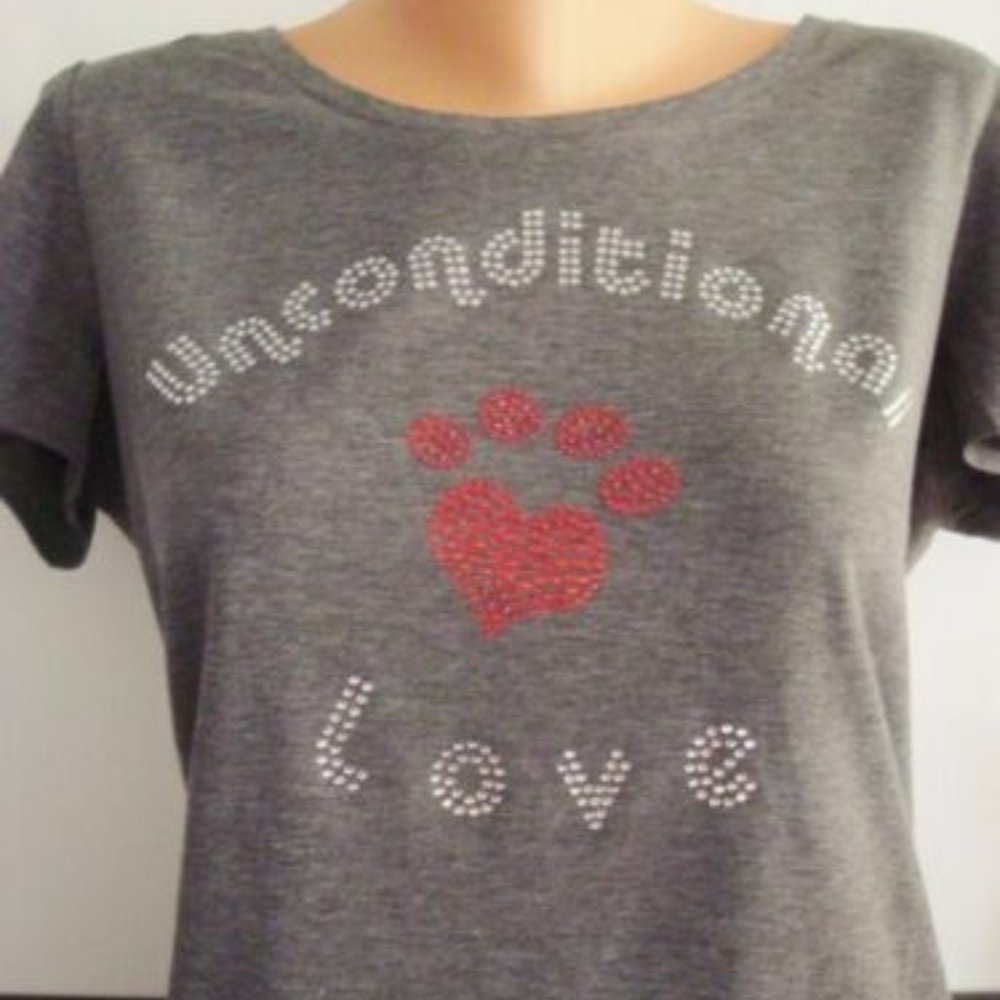 Heart Rhinestone Shirt